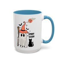 Spooky season mug Halloween Mug spooky season mug witchy ghost mug orange moon mug bats Coffee Mug Christmas gift Funny bestie Mug broom mug