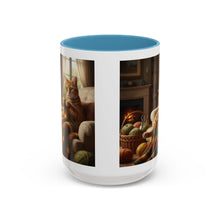 Cute Orange cat knitting mug Crochet cat coffee mug coffee yarn lover Mug Coffee Cup It's a Good Day to start fresh Mug, coworker Gift Mug for Coffee