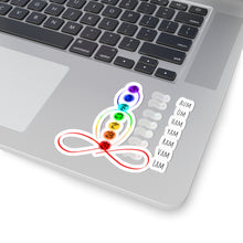 Chakra balancing sticker meditation gift chakra gift Kiss-Cut Stickers for Laptop, Journals, and Water Bottles | Tarot, Witchcraft witchy