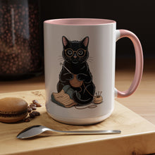 Black cat crocheting blanket mug Funny cat lover Mug Cat yarn lover Gift for cat lovers Cat lover mug Cat lady gift Catmom present Pet owner