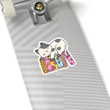 Karma is cat sticker funny cats books gift cat lover gift for her bestfriend gift Kiss-Cut Stickers Halloween stickers rainbow sticker moon