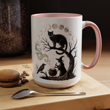 Halloween witchy mug Mystical moon phases mug Witchy vibes gift magical hands Magic lover Mug Cat Gift for coffee mug Cat mom Christmas