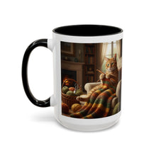 Cute Orange cat knitting mug Crochet cat coffee mug coffee yarn lover Mug Coffee Cup It's a Good Day to start fresh Mug, coworker Gift Mug for Coffee