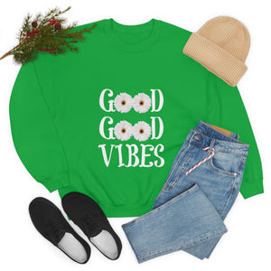 Good Vibes Sweatshirt, Unisex Heavy Blend™ Crewneck Sweatshirt