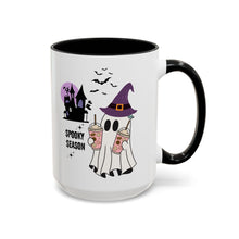 Spooky season mug Halloween Mug spooky season mug witchy ghost mug orange Haunted house mug bats Coffee Mug Christmas gift Funny bestie Mug