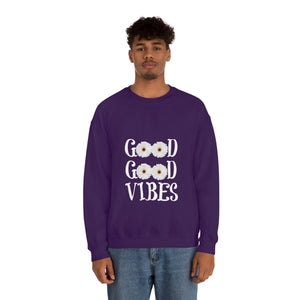 Good Vibes Sweatshirt, Unisex Heavy Blend™ Crewneck Sweatshirt