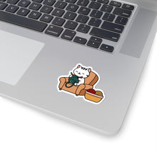 Knitting cat sticker Crochet yarn sticker crochet lover sticker yarn knit sticker gift for her bestfriend gift KissCut Stickers Halloween stickers yoga sticker