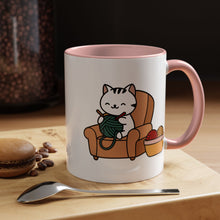 Cute cat knitting mug coffee mug crochet coffee yarn lover Mug Coffee Cup It's a Good Day to start fresh Mug, coworker Gift Mug for Coffee