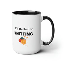 I'd rather be knitting mug knit lover gift crochet lover mug knitting gift for her Mug funny gift for wife Coffee Mug tea Christmas gift