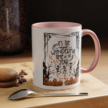 Halloween Mug spooky season mug it's the most wonderful time of the year mug fall leaves and spiders Coffee Mug Christmasgift Funny bestie