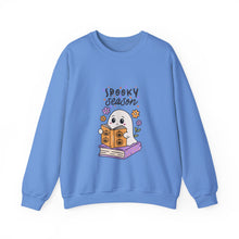 Halloween Season sweater Spooky season fall ghost sweater book lover gift birthday gift Halloween Sweatshirt   best friend gift Unisex