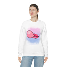 Bubble Gum kiss sweatshirt, Summer Bubblegum shirt, Birthday gift for her,Galantine travel sweatshirt,Unisex Heavy Blend Crewneck Sweatshirt