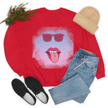 Lip Sunglasses Hoodie, Bubble Gum kiss Hoodie, Fun Summer shirt, Birthday gift for her, Galantine travel sweatshirt, Unisex