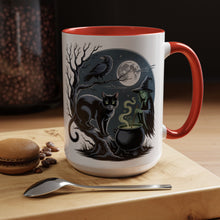 Halloween witchy mug Mystical moon mug Witchy vibes gift magical hands Magic lover Mug Cat Gift for cat lovers coffee mug Cat mom Christmas
