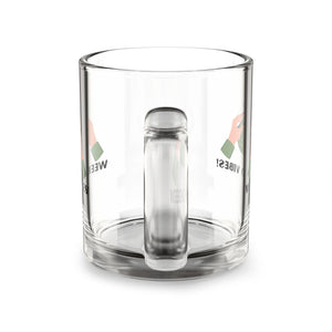 Weekend Vibes Glass Mug - Cozy Gift for Crafters, Tea Lovers, Coffee Cups, Unique Home Decor, Pair with Snacks