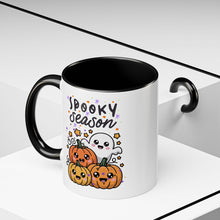 Cute Ghost Halloween Mug spooky season mug Spooky season mug of the year mug fall leaves and spiders Coffee Mug Christmas gift Funny bestie