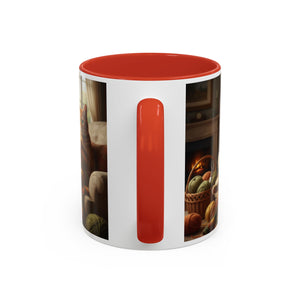 Cute Orange cat knitting mug Crochet cat coffee mug coffee yarn lover Mug Coffee Cup It's a Good Day to start fresh Mug, coworker Gift Mug for Coffee