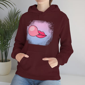 Bubble Gum kiss Hoodie, Summer Bubblegum shirt, Birthday gift for her, Galantine gift for her, best friend gift,birthday vacation,Unisex