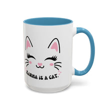 Karma is a cat cat mug Funny Cat Coffee Mug swift with My Cat Lover Cat Mug Funny Coffee Cup Cat Lady Gift Cat Lover Gift Cat Mom christmas