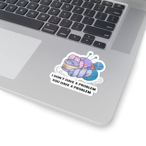 Yarn lover sticker knitting stickers crochet gift cat lover gift for her bestfriend gift KissCut Stickers Halloween stickers yoga sticker