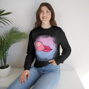 Bubble Gum kiss sweatshirt, Summer Bubblegum shirt, Birthday gift for her,Galantine travel sweatshirt,Unisex Heavy Blend Crewneck Sweatshirt