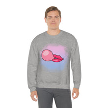 Bubble Gum kiss sweatshirt, Summer Bubblegum shirt, Birthday gift for her,Galantine travel sweatshirt,Unisex Heavy Blend Crewneck Sweatshirt