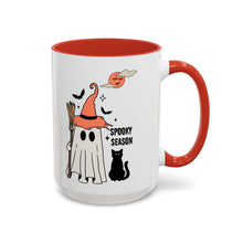 Spooky season mug Halloween Mug spooky season mug witchy ghost mug orange moon mug bats Coffee Mug Christmas gift Funny bestie Mug broom mug