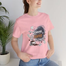 Running on coffee and Chaos shirt funny storm shirt coffee lover gift Chaos manager shirt spooky Halloween lover shirt funny bestfriend gift