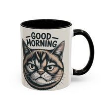 Grumpy cat mug good morning cat Coworker gift Christmas mug Funny cat mug cat lover Mug cat lovers coffee mug Catlady gift Cat mom pet owner