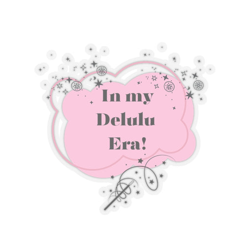 In my delulu era sticker bestie gift bee delulu is the solulu gift for her bestfriend gift Kiss-CutStickers Halloween stickers funny sticker