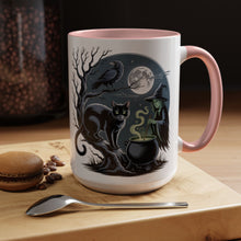 Halloween witchy mug Mystical moon mug Witchy vibes gift magical hands Magic lover Mug Cat Gift for cat lovers coffee mug Cat mom Christmas