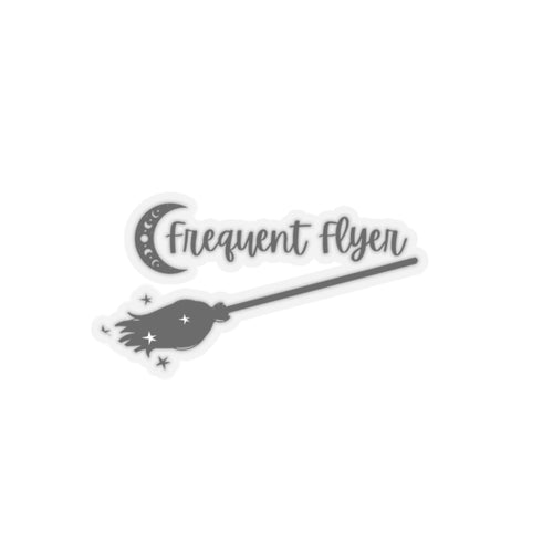 Frequent flyer sticker Witchy Broom sticker funny wizard sticker motivational sticker Magical AF bestie stickers gift best friend