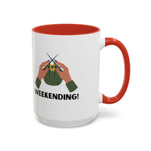 Knitting weekending mug coffee lover weekending vibes mug Coffee Mug swift Funny Coffee Cup Cat Lady Gift Cat Lover Gift Cat Mom christmas