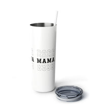 Boss Mom Mama tumbler,  Mom Skinny Steel Tumbler with Straw, 20ozFunny Gift for mom, Christmas gift for Mom, gift for wife,