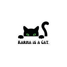 Karma is cat sticker funny swift gift cat lover gift for her bestfriend gift Kiss-Cut Stickers Halloween stickers bearrainbow sticker moon