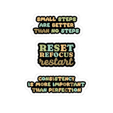 Motivational sticker page consistency sticker over perfection sticker small steps sticker bestie sticker teddy bear stickers bestfriend