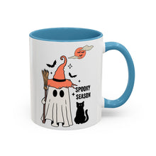 Spooky season mug Halloween Mug spooky season mug witchy ghost mug orange moon mug bats Coffee Mug Christmas gift Funny bestie Mug broom mug