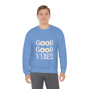 Good Vibes Sweatshirt, Unisex Heavy Blend™ Crewneck Sweatshirt