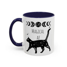 Magical Af mug Black Cat Lover Celestial moon gift Halloween gift Christmas mug gift for mom gift mug gift for him gift for wife Coffee Mug