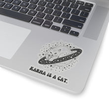 Karma is cat sticker Celestial funny swift gift cat lover gift for her bestfriend gift Kiss-Cut Stickers Halloween sticker scrapbook sticker