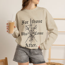 For those who come after sweater clair gift sweater fall sweater birthday gift Halloween Sweatshirt  shirt sweater best friend gift Unisex