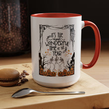 Halloween Mug spooky season mug it's the most wonderful time of the year mug fall leaves and spiders Coffee Mug Christmasgift Funny bestie