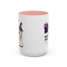 Spooky season mug Halloween Mug spooky season mug witchy ghost mug orange Haunted house mug bats Coffee Mug Christmas gift Funny bestie Mug