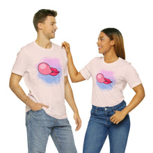 Bubble gum kiss shirt, Pink Gum Shirt, Galantine gift travel shirt, best friend trip, girls vacation trip, Unisex Jersey Short Sleeve Tee