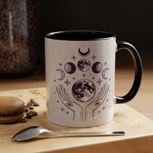 Celestial mug Mystical moon mug Witchy vibes gift magical hands Magic lover Mug Cat Gift for cat lovers coffee mug Cat mom Christmas gift