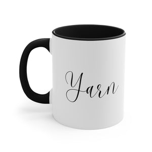 Yarn lover mug Crochet lover gift yarn lover gift knitting gift creativemaker gift coffee gift tea gift for her gift for him Coffee Mug 11oz