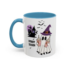 Spooky season mug Halloween Mug spooky season mug witchy ghost mug orange Haunted house mug bats Coffee Mug Christmas gift Funny bestie Mug