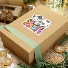 Karma is cat sticker funny cats books gift cat lover gift for her bestfriend gift Kiss-Cut Stickers Halloween stickers rainbow sticker moon