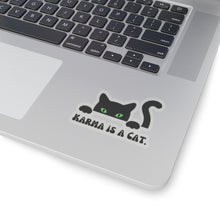 Karma is cat sticker funny swift gift cat lover gift for her bestfriend gift Kiss-Cut Stickers Halloween stickers bearrainbow sticker moon