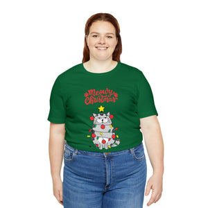 Cat Meowy Christmas shirt funny Meow kitty tee Matching Family Christmas Shirt Family Christmas Shirt Matching Xmas Tees Custom Christmas